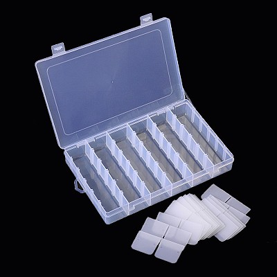 Plastic Clear Beads Storage Containers C096Y-1