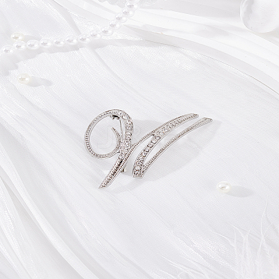 1Pc Alloy Brooches JEWB-LP0004-01W-1
