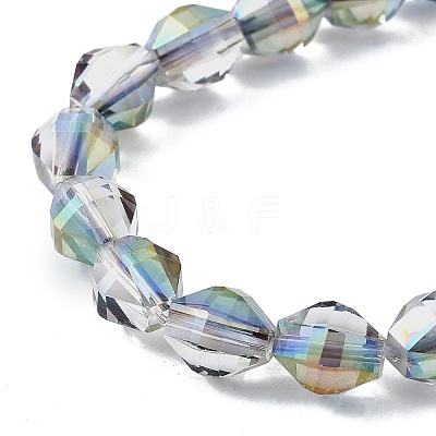 Electroplate Glass Beads Strands EGLA-L045-H-HP02-1