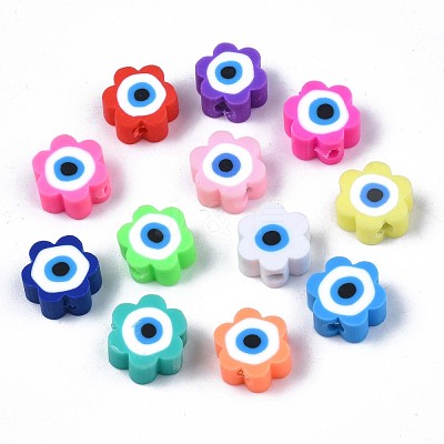 Handmade Polymer Clay Beads X-CLAY-N007-003-1