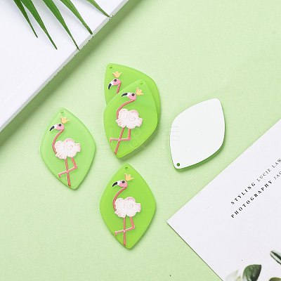 Acrylic Pendants KY-I007-04B-1