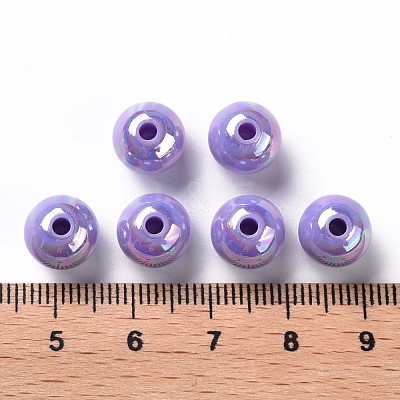 Opaque Acrylic Beads MACR-S370-D10mm-SS2114-1