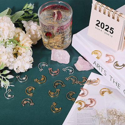 100Pcs 5 Colors Alloy Pendants FIND-CA0009-95-1