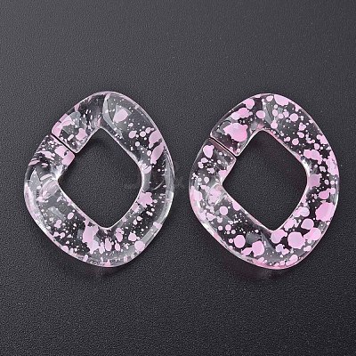 Transparent Acrylic Linking Rings OACR-N009-015A-B07-1
