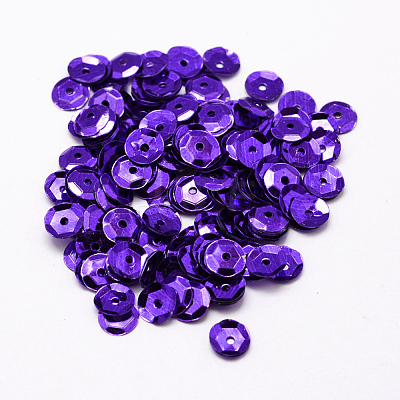 Plastic Paillette Beads PVC-A001-6mm-05-1