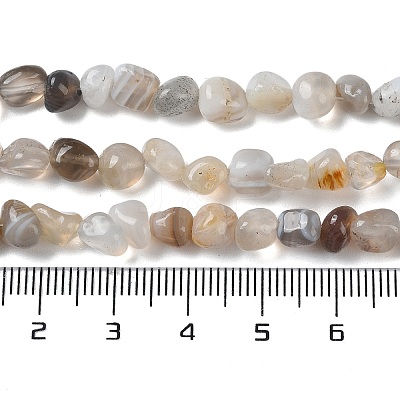Natural Botswana Agate Beads Strands G-D081-A03-1
