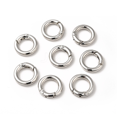 Alloy Spring Gate Rings PALLOY-H245-P-1