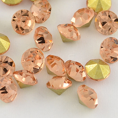 Grade A Glass Pointed Back Chaton Rhinestones RGLA-PP32-24A-1