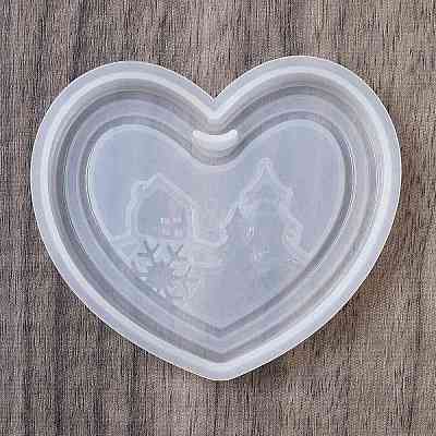 Christmas Series Hanging Tag DIY Pendant Decoration Silicone Molds DIY-M057-03D-1