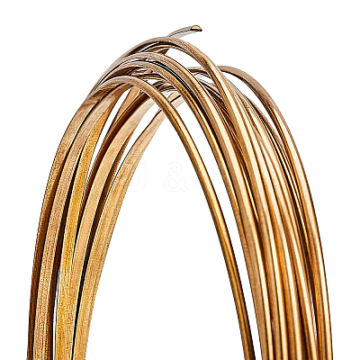 Half Round Brass Wire for Jewelry Making CWIR-WH0003-02G-1