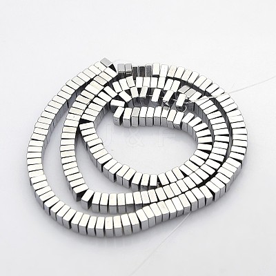 Electroplate Non-magnetic Synthetic Hematite Beads Strands G-J224D-08-1