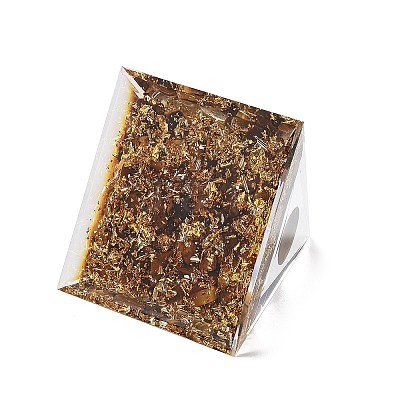 Orgonite Pyramid Resin Energy Generators DJEW-D013-01B-1