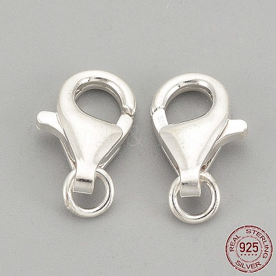 925 Sterling Silver Lobster Claw Clasps STER-S002-59-1