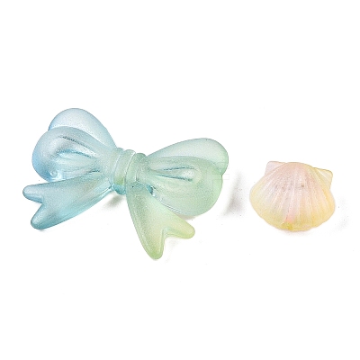 Transparent Acrylic Beads OACR-H039-04H-1
