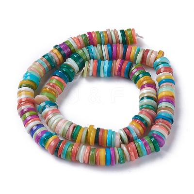 Natural Freshwater Shell Beads Strands X-BSHE-I016-04F-1