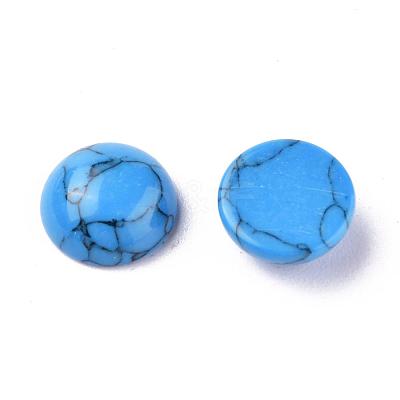 Synthetic Turquoise Cabochons G-G788-B-06-1