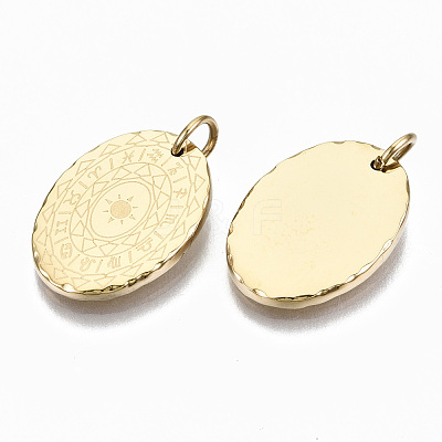 304 Stainless Steel Pendants STAS-S116-032G-1
