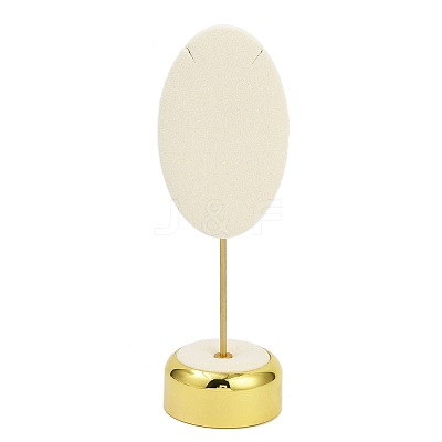 Round Microfiber Pendant Display Riser Stands PDIS-Q003-02G-1