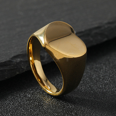 Heart 201 Stainless Steel Finger Rings FS-WG1ADC4-03-1