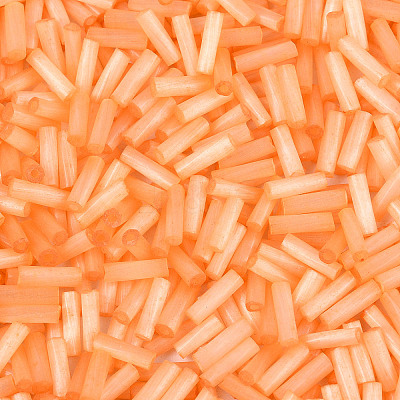 Glass Bugle Beads SEED-N007-28L-1