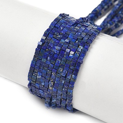 Natural Lapis Lazuli Beads Strands G-G271-G07-1x1.5mm-1