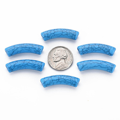 Opaque Crackle Acrylic Beads MACR-S372-002N-003-1