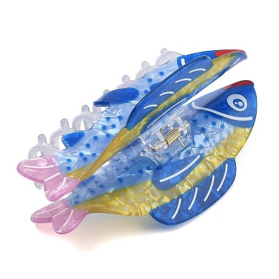 PVC Plastic Claw Hair Clips for Women Girl OHAR-D001-01A-1