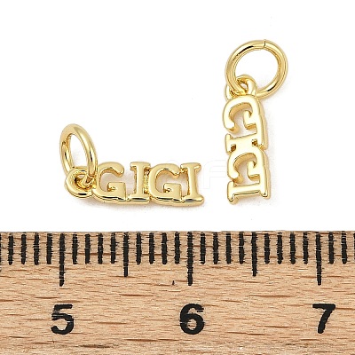 Brass Charms KK-S527-02G-B-1