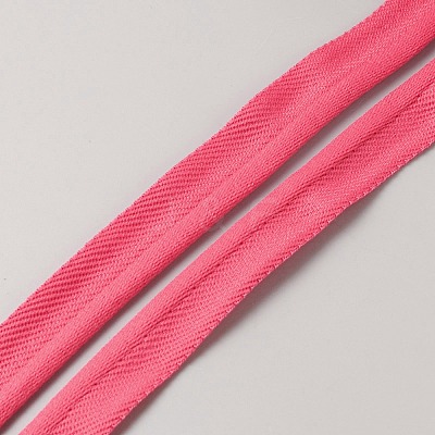Flat Polyester Elastic Lip Trim Cord EW-WH0014-06C-1
