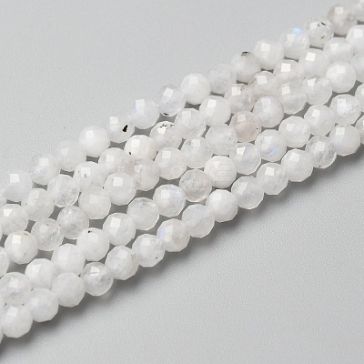 Natural Rainbow Moonstone Beads Strands X-G-O186-D02-01-1