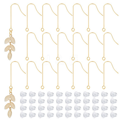 80Pcs 316 Surgical Stainless Steel Earring Hooks STAS-UN0047-66-1