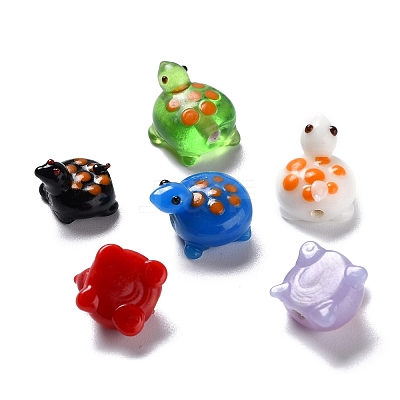 Handmade Lampwork Beads LAMP-F020-04-1