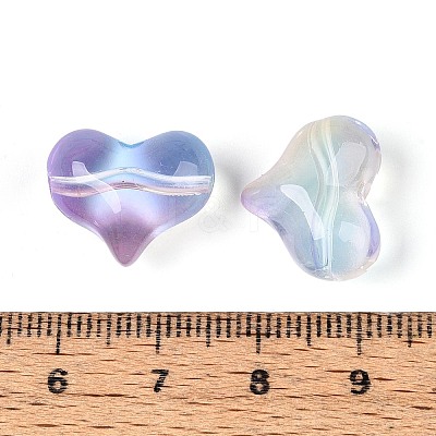 Transparent Glass Beads GLAA-T025-28A-1