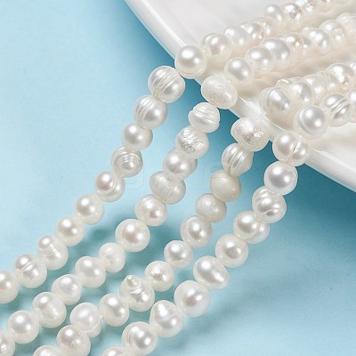 Natural Cultured Freshwater Pearl Beads Strands X1-PEAR-N013-06G-1