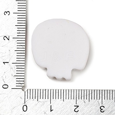 Skull Halloween Opaque Resin Decoden Cabochons RESI-R446-01D-1