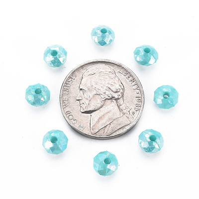 Opaque Acrylic Beads MACR-Q239-018C-05-1