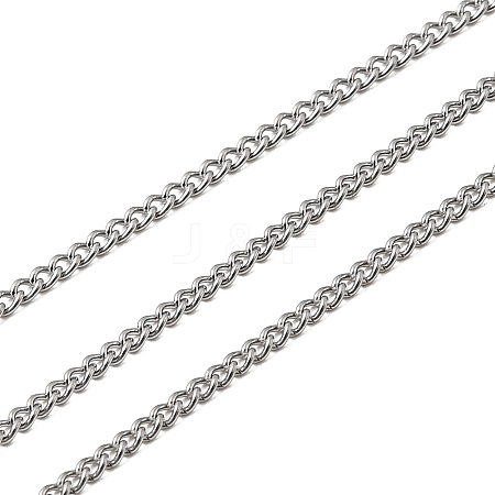 Tarnish Resistant 304 Stainless Steel Twisted Chains CHS-Q001-02-100m-1