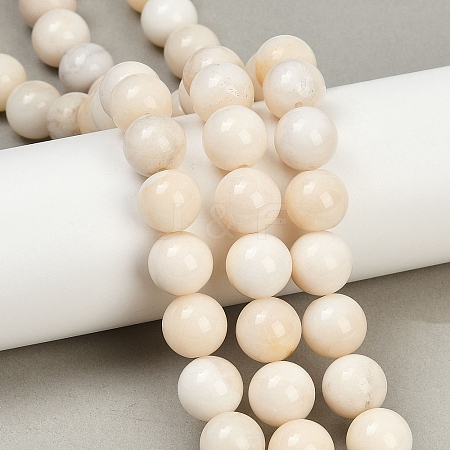 Natural White Jade Beads Strands G-F792-C01-02-1