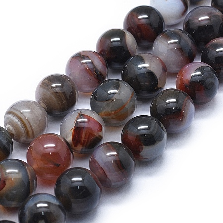 Natural Agate Beads Strands G-I245-40C-1