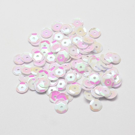 Plastic Paillette Beads LS-PVC-A002-4mm-09-1
