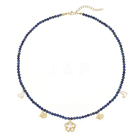 Lapis Lazuli Bead Necklaces RX5891-1-1