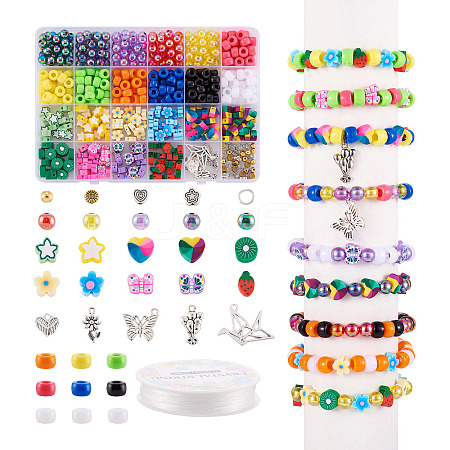 DIY Fruit Bracelet Making Kit DIY-TA0008-96-1