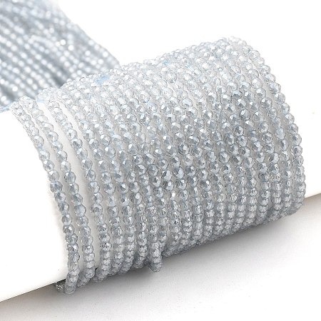 Transparent Electroplate Glass Beads Strands LS-GLAA-H021-01A-PL03-1