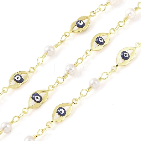 Enamel Lip Link Chains CHC-C006-02G-02-1-1
