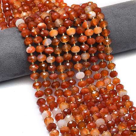 Natural Banded Agate Beads Strands G-P573-A11-01-1