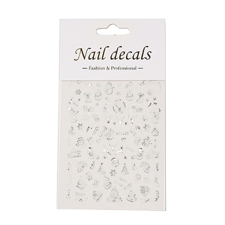 PET Christmas Laser Nail Art  Sticker MRMJ-B003-05S-1