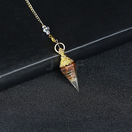 Resin Cone Dowsing Pendulums PW-WGC05D6-04-1