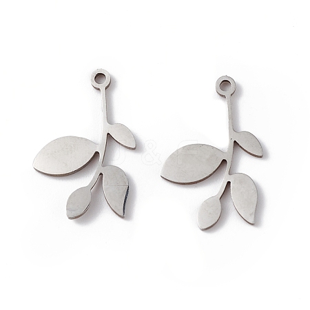 Non-Tarnish 304 Stainless Steel Pendants STAS-E186-06P-1