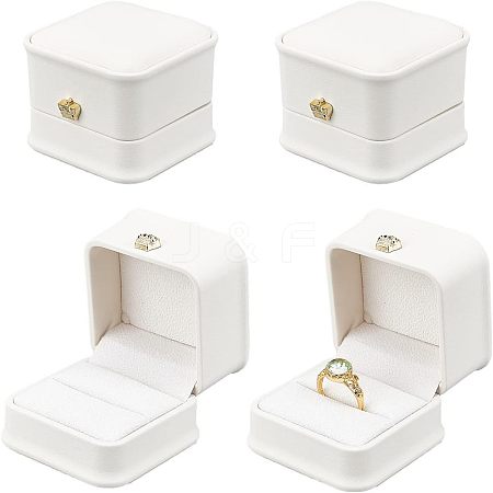 PU Leather Ring Gift Boxes LBOX-NB0001-03C-1