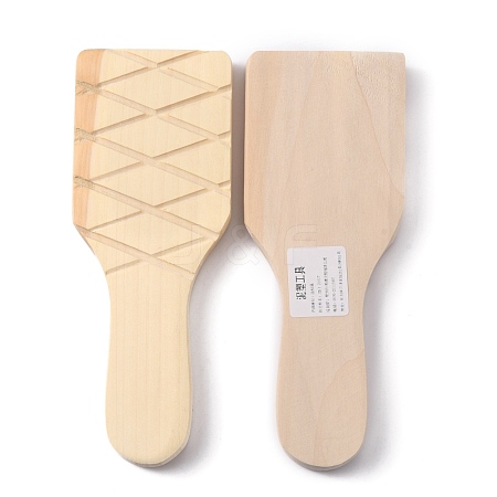 Wood Textured Clay Clapper Board TOOL-WH0051-48-1